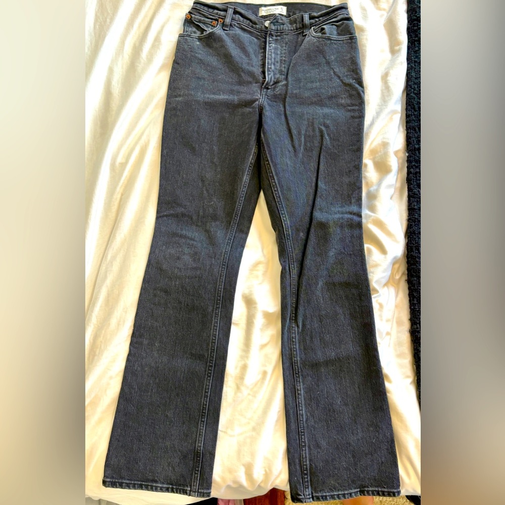 Abercrombie high rise 70’s vintage flare jeans